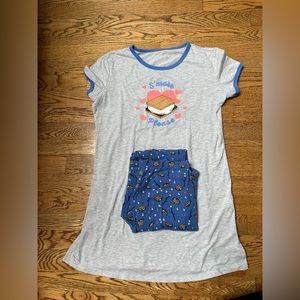 American Girl girls cotton pajama set